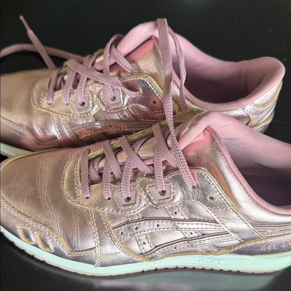 ASICS Metallic Rose Pink Gel-Lyte III Women's Sneakers